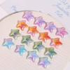 Pera Dulce Japonesa Gradiente Perlado Estrella Pentagonal Parche de Resina Accesorios Pendientes DIY Adornos para el Cabello Material Femenino