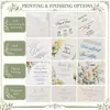 Conjunto Clássico de Convites de Casamento com Serviços de Design Personalizado, Adequado para Pequenos Varejistas