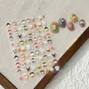 Pegatinas Luminosas para Uñas 5D DIY en Relieve Niños Niñas Nuevo Estilo Pegatinas de Nariz Pequeña Pegatinas para Uñas de Bebé Princesa de Dibujos Animados