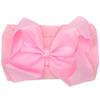 Banda elástica cómoda para bebé de 6 pulgadas, accesorios para el cabello para padres e hijos, diadema de nailon con lazo para niños de color sólido simple