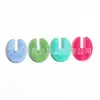 Cuentas Ovaladas Acrílicas Coloridas Europeas y Americanas Transfronterizas de 28X22 Agujero 2.9mm a Granel Kit de Materiales para Pulsera Colgante DIY