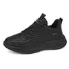 Tenis para hombre Huili, versátiles para viajar y uso casual, colección de otoño, parte superior de piel, diseño de corte bajo, cómodos, suela suave, ligeros, adecuados para correr