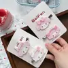 Conjunto de 2 peças Original Fofo Ovelhinha Melody Presilhas de Cabelo Sem Marcas Presilhas para Franja Doce Feminino Presilhas para Cabelos Rebeldes Lateral Crianças