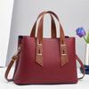 Bolso de Mujer Transfronterizo 2025 Nuevo Bolso de Mano de Moda con Combinación de Colores para Viajar al Trabajo Bolso para Mujeres de Mediana Edad de Gran Capacidad Bandolera de un Solo Hombro