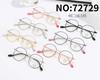 Aleación montura completa explosiones maquillaje pequeño fresco montura de gafas moda transfronteriza venta especial de Amazon europeo y americano 72729