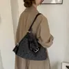 Bolso tote a rayas y lunares estilo coreano, gran capacidad, bolso de hombro para mujer, nuevo bolso cruzado de moda Otoño 2026