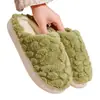 Zapatillas de Algodón para Casa Otoño/Invierno 2026 Zapatillas de Maternidad Unisex Estilo Pareja Antideslizantes Silenciosas de Algodón para Interior con Forro de Felpa para Calidez
