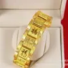 Desvanecimiento Lento Color Oro Arena Vietnamita Cadena de Reloj de Moneda de Cobre Cien Bendiciones Símbolo de Fortuna Audaz para Hombre Moneda de Dinero Cadena de Moda