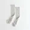 Calcetines de Verano para Niñas, Finos de Malla hasta la Rodilla con Diseño Transpirable Hueco y Anti-Mosquitos, Calcetines Holgados para Niños, Calcetines Altos para Bebés por Encima de la Rodilla