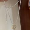 Collar Estrella de Ocho Hombres de Circonita estilo Coreano para Mujer Lujo Ligero Personalizado Versátil Nicho de Alta Gama Cadena de Lana Nuevos Accesorios