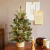 Set de Árbol de Navidad de Venta Caliente Transfronteriza Diseño de Escena Navideña Escritorio de Oficina DIY Accesorios Adornos