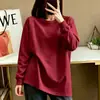 Camiseta interior de manga larga para mujer, artículo popular de celebridad de internet para principios de otoño, top rejuvenecedor, atuendo de estilo coreano para ir al trabajo de alta intelectualidad, camiseta interior de algodón peinado