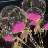 Balões Transparentes Bobo Ball para Arranjo de Proposta 18 polegadas 24 polegadas 36 polegadas Aniversário Confissão Buquê Romântico Decoração