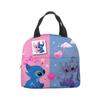 Bolsa de almuerzo con diseño de estrella de Stitch, lonchera de dibujos animados de Stitch para bebé, bolsa de picnic de papel de aluminio, lonchera portátil, bolsa de hielo