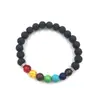 AliExpress venda quente universo galáxia Sistema Solar oito planetas pulseira estrela guardiã contas de pedra natural pulseira para mulheres