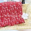 Algodón Doble capa Estampado Tela Zou Dibujos animados Floral Pequeño Hilo Doble capa Primavera y Verano Gasa de Algodón Pantalones Antimosquitos para Bebé Tela