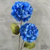 Flores Artificiais Azuis para Casamento Flores Falsas de Teto Decoração de Casamento Parede de Flores Arranjo de Flores de Chão para Casamento Materiais para Arranjo de Flores de Seda