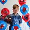 Globo con temática de Spiderman para cumpleaños infantiles, decoración para eventos del campus, globo de látex de dibujos animados de superhéroe de Marvel