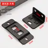 Suporte de canto fixo com inserção 2 em 1, suporte de prateleira, canto de reforço de armário, acessório de fivela para pendurar, conector de placa de madeira