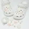 Estampado de leopardo retro ins Crocs accesorios DIY estilo desierto flores para zapatos hebilla de zapato de mujer decoración flor de rosa linda desmontable