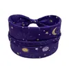 Diademas Nudadas, Diademas de Estilo Étnico y Accesorios para el Cabello de Niñas con Estampado a Cuadros de Estrellas y Lunas, Diademas Versátiles y Pañuelos de Seda
