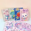 Libreta Espiral A5 de Dibujos Animados Sanrio Páginas de Colores Notas para Estudiantes de Primaria Notas de Mensajes Papelería Infantil Linda Libreta Coolo