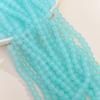 Fio de Contas de Vidro, Contas Redondas de Jade Sintético de Cristal, Contas Soltas de Jade Sintético, Contas Espaçadoras para Pulseiras, Acessórios para Joias DIY Atacado