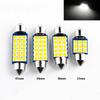 Luz LED de lectura para coche de doble punta 3030 9/15/18SMD luz de compartimento luz de matrícula 31/36/39/41MM