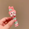 Sanrio aro para el pelo trenzado recto de línea telefónica, dibujos animados, para niños, alta elasticidad, cuerda para el pelo, accesorios para el pelo, coleta alta, tocado de pelo trenzado