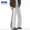 Nueva colección de otoño: Pantalones de chándal camuflados a rayas, longitud extendida para personas altas, pantalones casuales, 190cm, 115, pierna recta, pierna ancha, pantalones deportivos