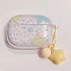 Adequado para Condições de Água Fraca, Clipe de Orelha com Pingente de Flor Borboleta DIY Desenho Animado, Capa Protetora Bluetooth Aberta para Fones de Ouvido