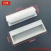 Manija de Plástico para Archivadores de Hierro con Agujero para Cerradura, Manija de Cajón de Armario, Manija Embutida de Acero Inoxidable y Aleación de Aluminio