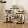 Suporte de flores para varanda interna, prateleira de armazenamento multicamadas para sala de estar, suporte de chão para flores, plantas verdes, suculentas e plantas em vasos