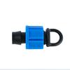 Conector de Fita de Gotejamento 16 20 Porca de Travamento Conector Reto Tubo de Gotejamento Pe com Cotovelo Conector de Travamento Duplo de Três Vias Porca de Travamento Conector Direto