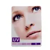 Cartão de teste ultravioleta teste luz azul-violeta intensidade lente anti-luz azul cartão de descoloração fotossensível descoloração ultravioleta