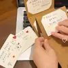 Álbum de Cartão de Cumprimentos DIY Feito à Mão Estilo Sanfona, Kit de Material de Cartão Deslizante, Cartão de Presente Criativo para Casais no Dia dos Namorados Chinês