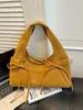 Bolsa de Mão de Luxo Transfronteiriça, Bolsa Tote Pequena Simples, Versátil para o Trabalho e Compras, Bolsa Transversal Leve e Exquisita para Mulheres com Laço