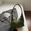 Bolso Sencillo para Debajo del Brazo Gran Capacidad para Mujer Nueva Moda Versátil Estudiante Universitario Viajes Cotidianos Bolso de Hombro Portátil Comercio Exterior Transfronterizo