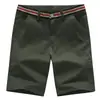 Marca de moda Pantalones cortos blancos para hombre Verano Delgados de moda Ropa de trabajo Pantalones de longitud media Corte ajustado Rectos Casuales Pantalones de longitud media Hombre