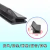 Acessórios para porta e janela de alumínio de ponte quebrada moldura liga de alumínio janela de abrir vedação de janela à prova d'água à prova de vento isolamento térmico barreira de água tira de borracha