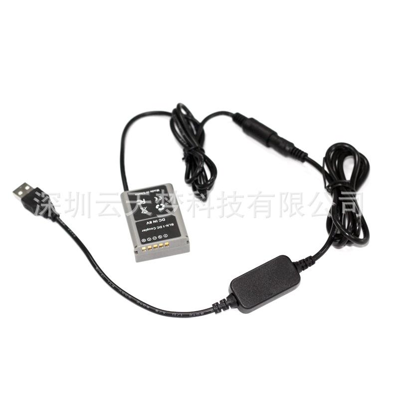 BLN1假电池DC5.5母+USB 8V线4