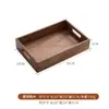 Caja organizadora de escritorio grande de madera de nogal negro, portallaves de oficina de madera natural, organizador de joyas y papelería para la entrada, organizador de artículos varios de madera maciza