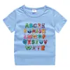 2026 Nova Roupa Infantil Verão Camiseta de Manga Curta para Meninos e Meninas Camiseta Base de Algodão Camiseta de Meia Manga para Bebê Top Infantil