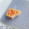 Simulação Presunto Ovo Pão comida e brincar acessórios de resina cola creme diy acessórios de cabelo cabeça corda materiais de decoração de casa de boneca