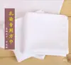 Pañuelo Cuadrado Pequeño Tie-dye y Eco-teñido Tela Blanca Pura Estudiante Jardín de Infancia Teñido Vegetal Pañuelo Eco-teñido DIY