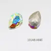 Dongzhou Cristal 8x12 Gota d'Água Pedrarias para Nail Art Super Brilhantes Coloridas Formato de Pera Corte de Alta Qualidade DIY Decorações para Unhas de Boneca