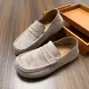 Mocasines retro de gamuza cómodos, suaves y transpirables para hombre estilo británico, zapatos casuales tipo slip-on Birkenstock