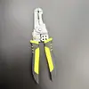 Pinzas Pelacables Multifuncionales para Electricistas, Pelado Especial Plegable de Cables, Pinzas Pelacables, Cortacables y Crimpadora, Pinzas Profesionales Manuales para Pelar y Dividir Cables