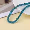 Cuentas Cuadradas de Ágata de 5.5*5.5mm con Color Añadido Piedra Natural Cuentas Sueltas Hechas a Mano para Manualidades de Cuentas Materiales de Cristal Aguamarina