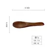 Cuchara medidora de café de madera europea y americana, taza medidora para repostería doméstica, cuchara pequeña de madera para helado, cuchara para condimentos, cuchara medidora para leche en polvo